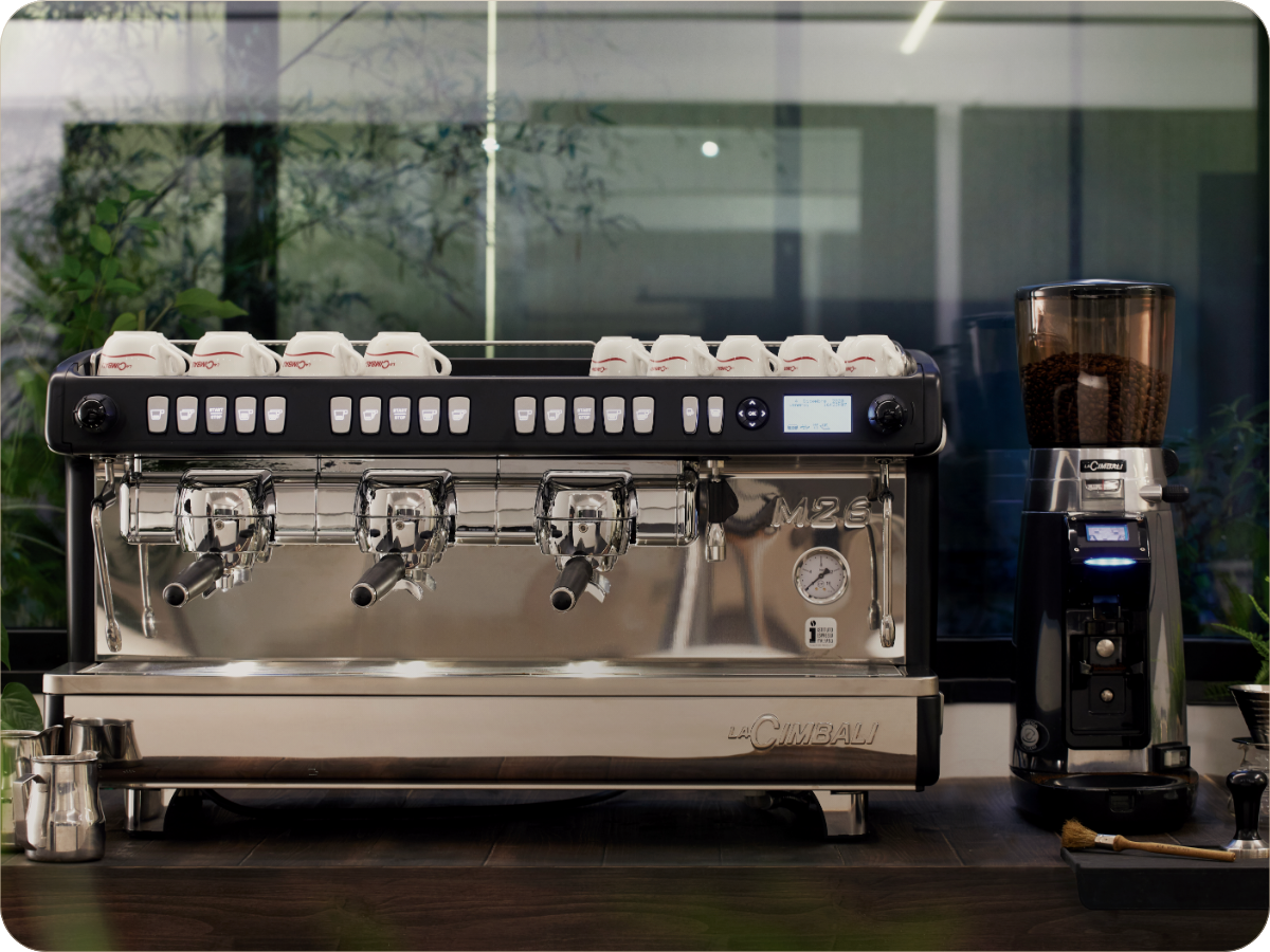 Kaffeemaschine als Bestandteil des KLS-Komplettpakets