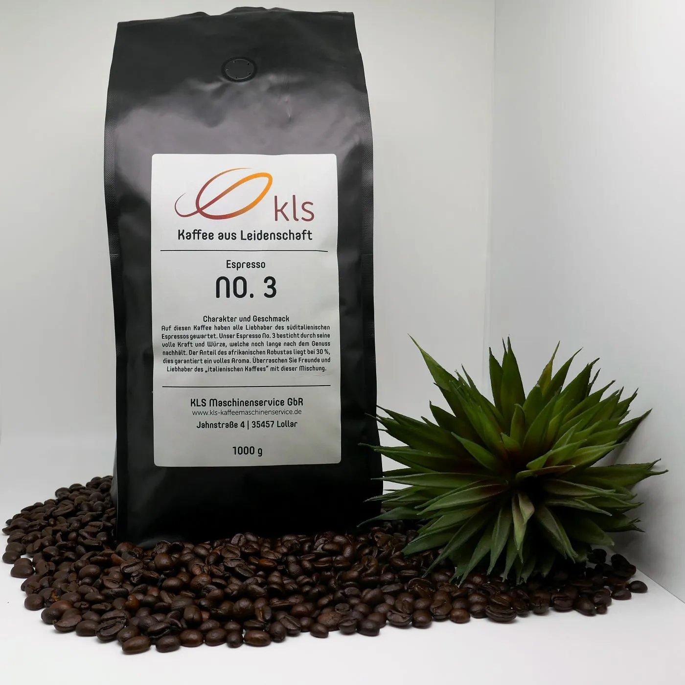 Espresso No.3 — KLS-Eigenmarke, 1 kg Verpackung