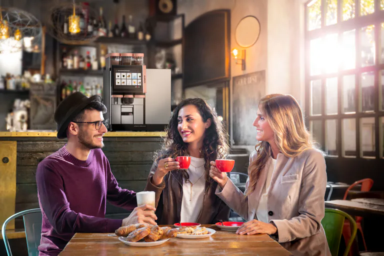Kaffeemaschine im Betriebskontext als Grundlage für Beratung und Konzept
